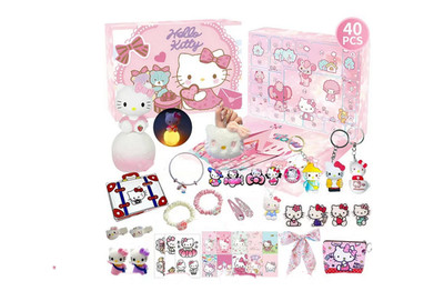 Adventskalender Weihnachten Peronaggi Hello Kitt Geschenk Mädchen 40 Stück