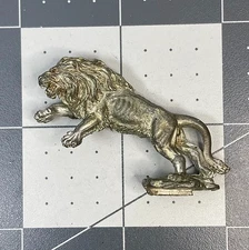 POUNCING LION 28mm metal miniature creature AD&D Pathfinder Mordheim OOP AZ25