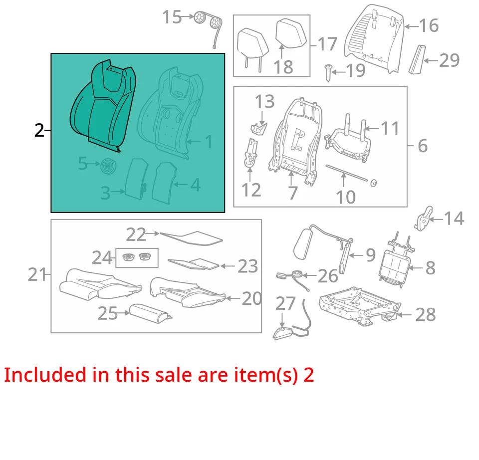 FITS 2009-2011 CADILLAC CTS CADILLAC CTS 09-11 COVER ASM 20994010 -  NEW OEM - Image 3 of 4