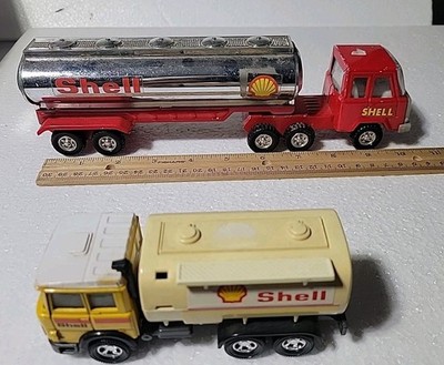 Shell Gas/oil Trucks Matchbox & Unbranded Semi Tanker 1/43 Use W/lionel  
