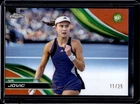 2025 Topps Chrome Tennis Orange Refractor Iva Jovic #208