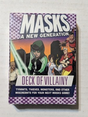 Magpie Games - Masks A New Generation - Deck of Villainy Card Game Expansion