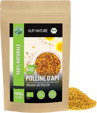 Polline D'Api BIO 1Kg, Polline Di Api Naturale Crudo per Smoothie, Cereali, Mues