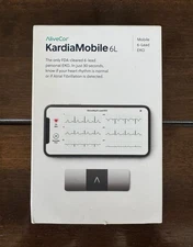 ALIVECOR KARDIAMOBILE 6L PERSONAL EKG HEART MONITOR  (OPEN BOX)