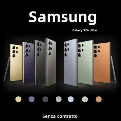 NUOVO Samsung Galaxy S24 Ultra 12+256GB 200MP Senza Simlock Android Smartphone