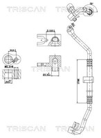 Klimaleitung Hinten FÜR Mini Mini (R56) - Triscan 9010 11019