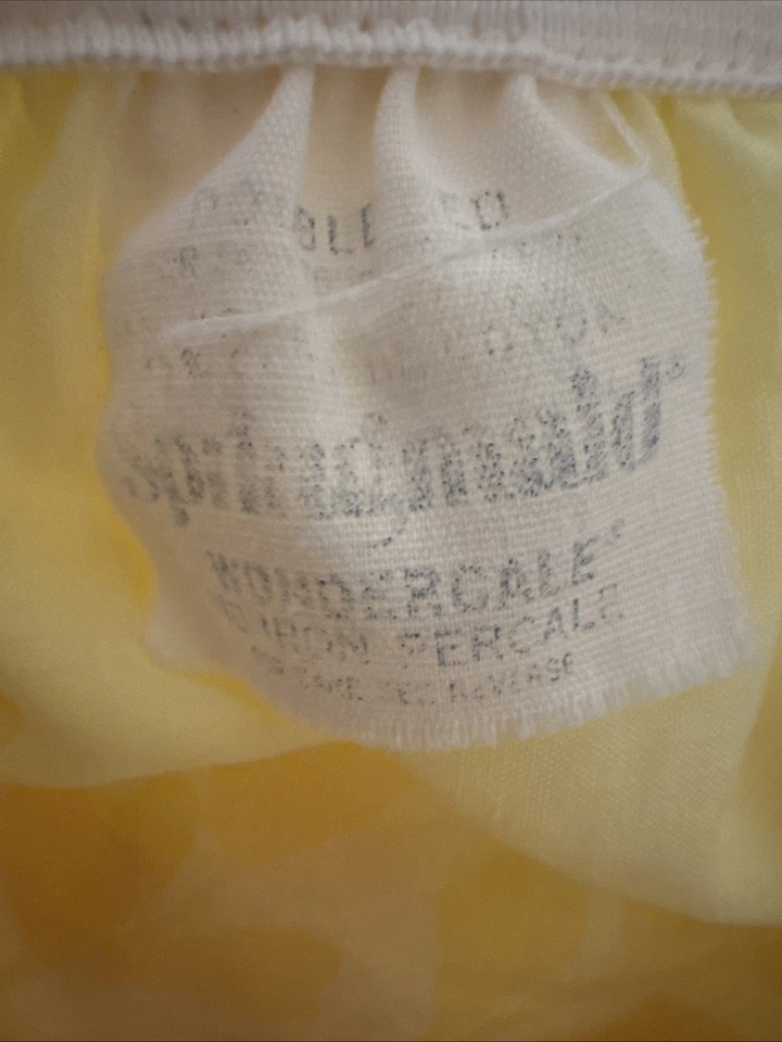 Sábana bajera plana doble completa Mariposa Springmaid Butterfly 2 fundas de almohada Foto 4 de 4