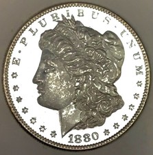1880/79 O MORGAN DOLLAR! UNBELIEVABLE PL++ HUGE MIRRORS! MS++ MEGA RARITY #64315