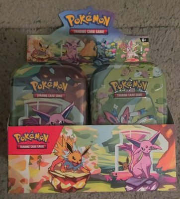 Pokemon TCG Scarlet And Violet Prismatic Evolutions Mini Tin Display Box |  eBay