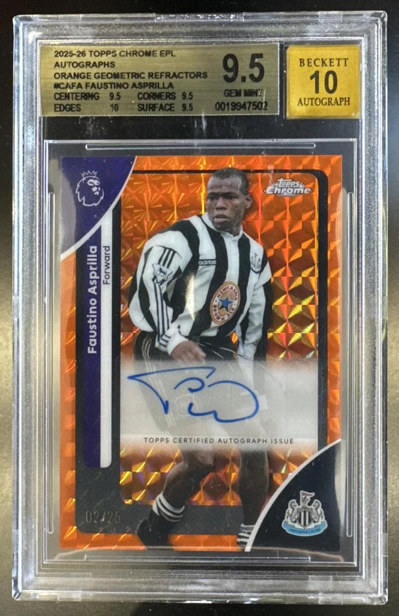 Premier League Soccer Newcastle United Sports Trading Card Singles