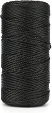 426 Feet Nylon Twine 36 Black Nylon String 2Mm - Weatherproof Seine Twine for G