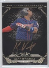2015 Topps Tier One New Guard Rose Gold Ink 25/25 Kennys Vargas Auto 2x4