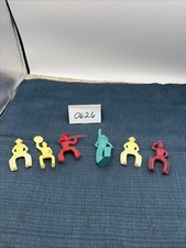1960's MARX PLASTIC Cowboy Indian HORSE FIGURES LOT