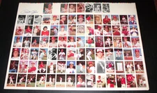 1985 Topps Pete Rose Baseball Card Set Uncut Sheet Autographed