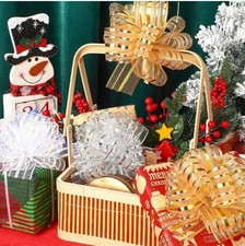 Bows EASY Pull Organza 5" Size 12 PC Gifts Wrapping Ribbons