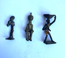 3 Vintage Ashanti Gold Weight Bronze Africa