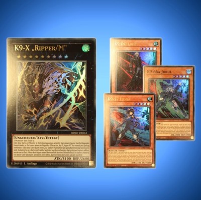 YuGiOh! K9 Deck zur Auswahl.