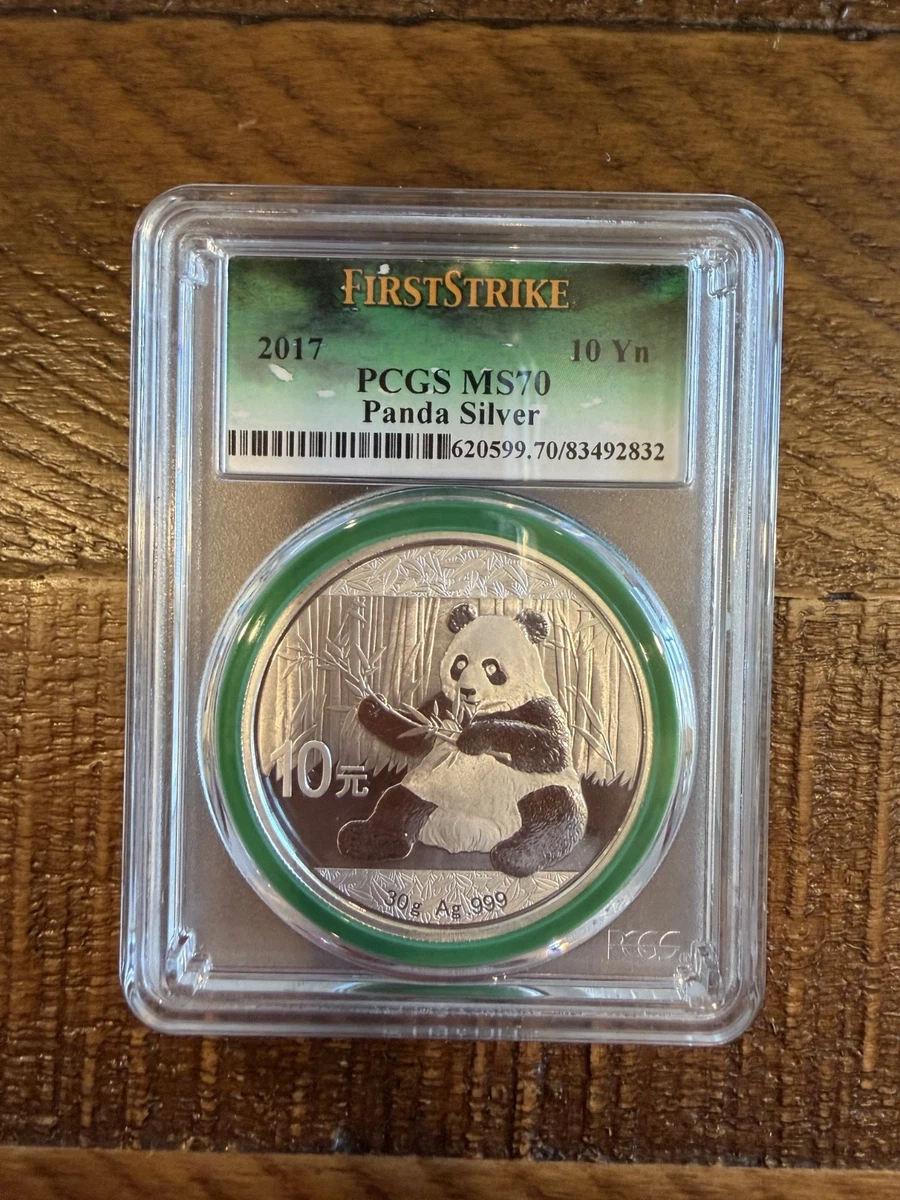 Chinese Panda MS 70 Graded 2017 Silver Bullion Coins for sale | eBay