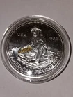 1982  1 oz .999 Fine Silver Engelhard the American Prospector Gold Nugget Round