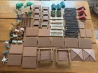 Vintage Marx Fort Apache Blockhouse Walls Fence & Accessories Lot for Parts