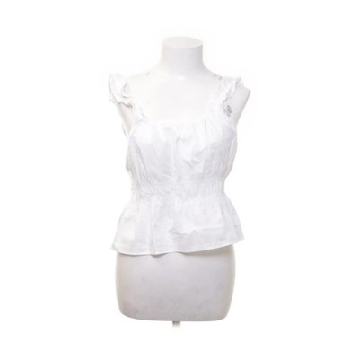 Divided by H&M, Tank­top, Größe: S, Weiß, Baumwolle, Einfarbig, Damen #STX