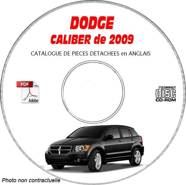 Caliber 09 Catalogue Pieces CDROM DODGE Anglais version CD-R pour PC