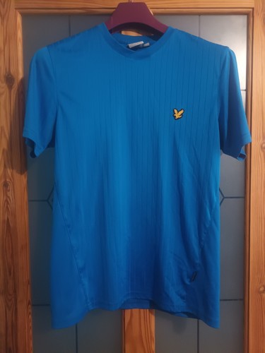 Lyle & Scott, lyle and scott t shirt vintage manica corta blu uomo media