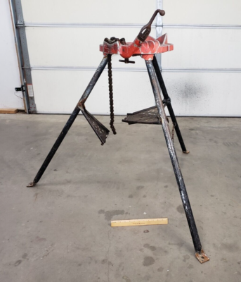 460 Ridgid Tristand 1/8-6 Portable Clamp Vise Pipe Threading