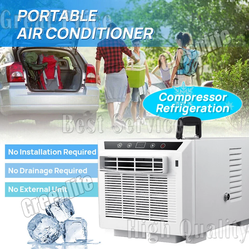 Portable Air Conditioner Camping Tent RV Mini AC Unit Outdoor 24V 110V 220V - Image 3 of 4