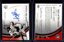 2005-06 SP Authentic Ryan Miller Sign Of The Times #RM