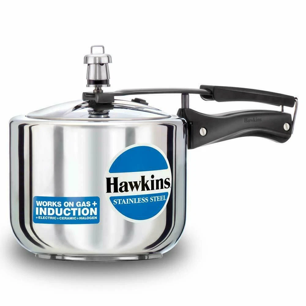 Hawkins Original- B33 Stainless Steel Tall Pressure Cooker, 3 Litres