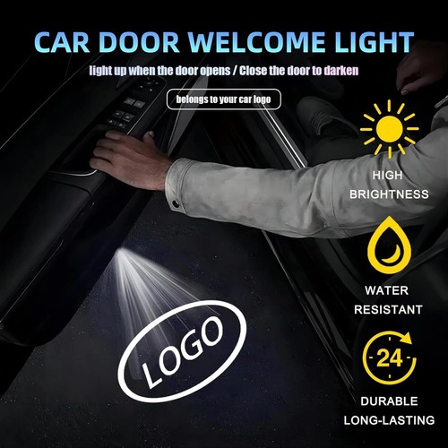 4Pcs LED Door Courtesy Light Shadow Laser Projector Fit For Toyota Land Cruiser - Picture 6 of 12