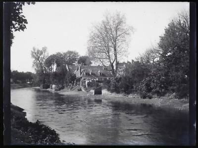 Frankreich Assevillers Albert C1900 Foto Negativ Glasplatte Vintage VR18L