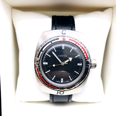   Rare Vostok Amphibia Sector 2209 Wostok Barrel USSR SU Diver Service  