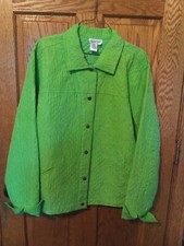 Coldwater creek jacket Spring Green XL