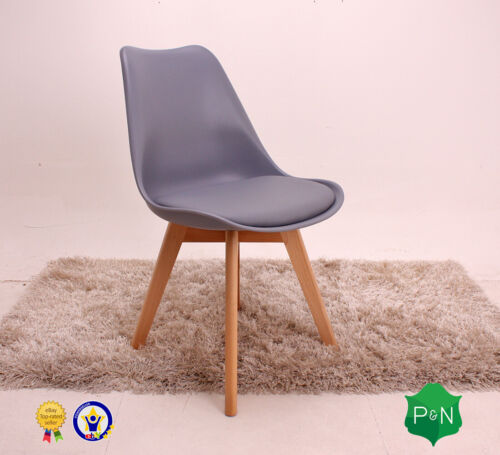 Jamie Lorenzo Sillas de Comedor X 4 Moderno Asiento Acolchado Conjunto 4GB - Imagen 12 de 17
