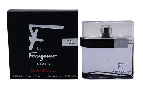 F by Ferragamo Pour Homme Black by Salvatore Ferragamo 3.4 oz Cologne for Men