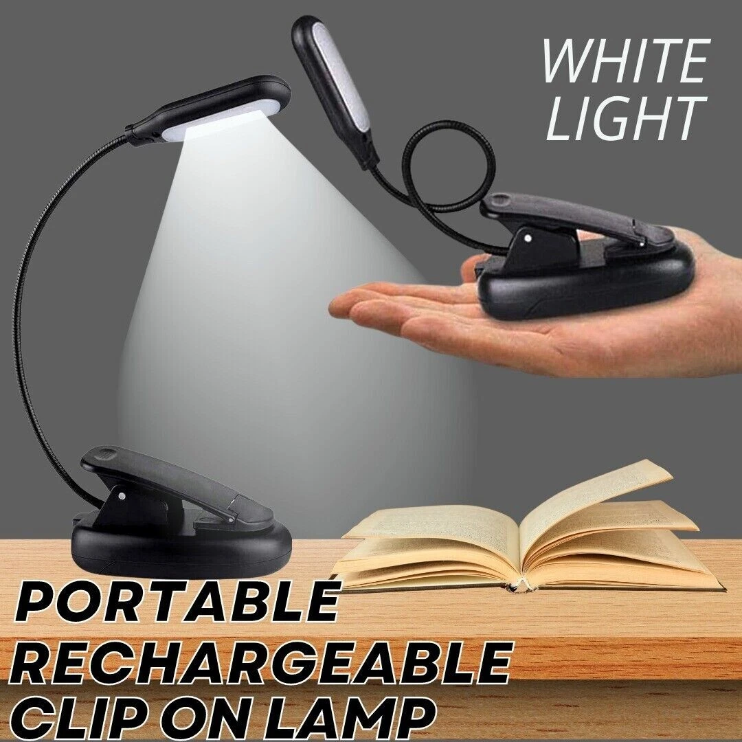 LED clip-on reading lights