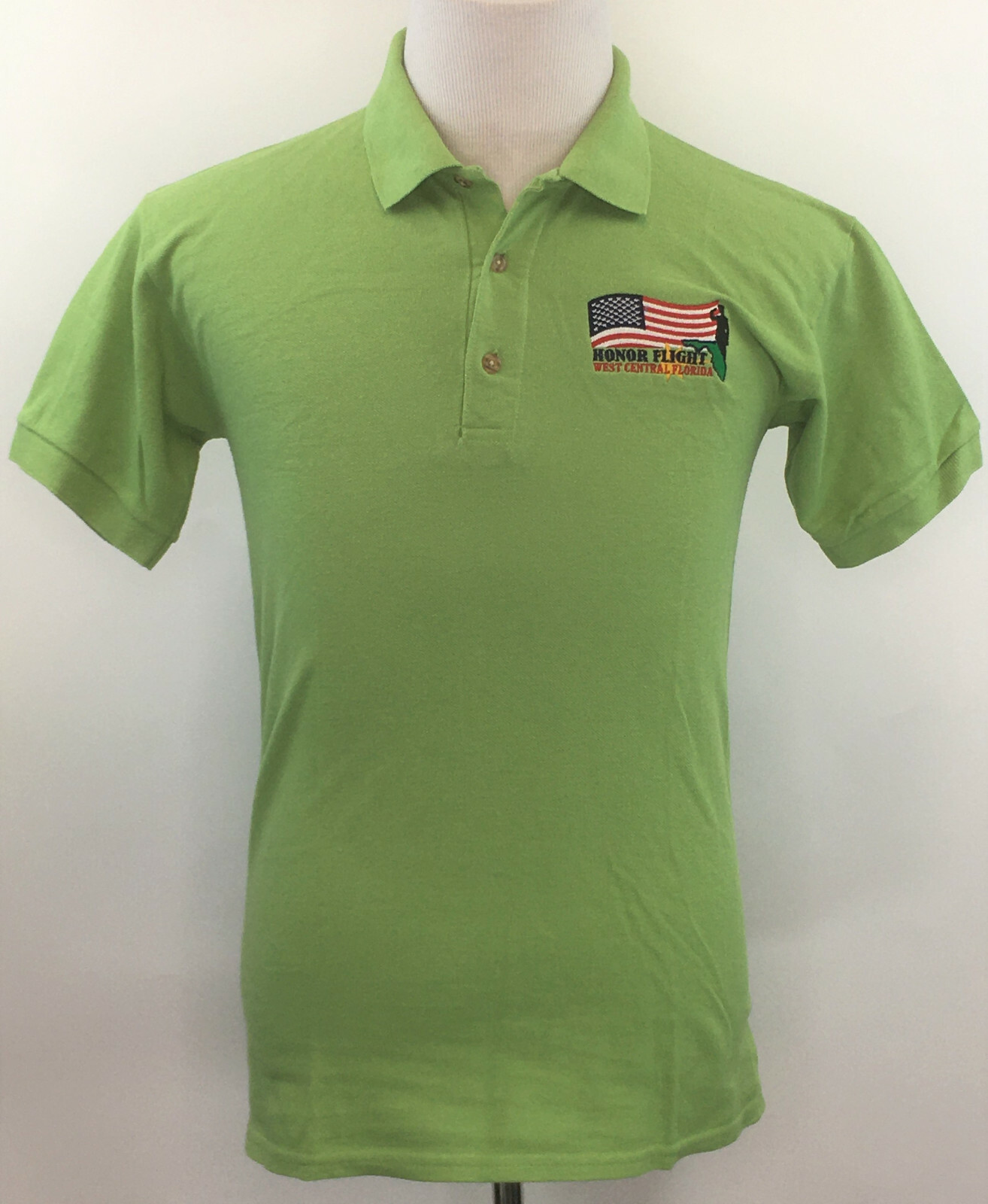 Honor Flight West Central Florida Emblem Polo Shirt A… Gem