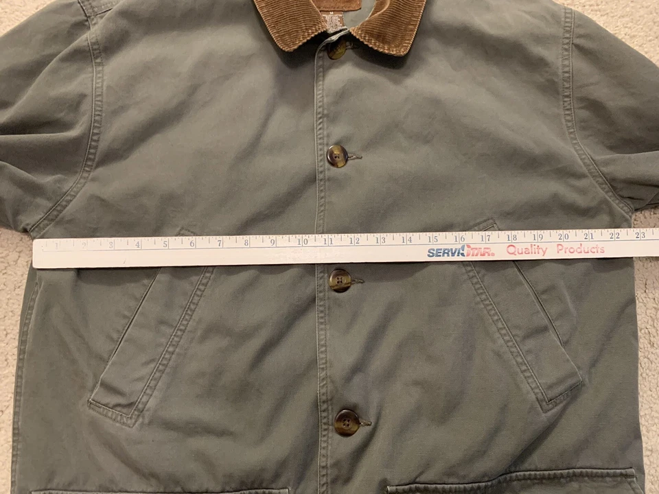 Reel Legends Men's Size Medium Corduroy Collar Field Hunting Fishing Coat Jacket - Image 4 of 4