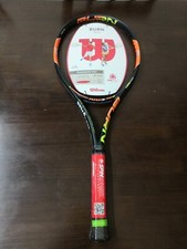New Wilson Burn 100s original 3/8 grip 100 headsize 10.7oz Tennis Racquet
