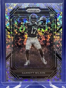 2022 Panini Prizm No Huddle Garrett Wilson 309 Disco RC Silver Variation Jets B