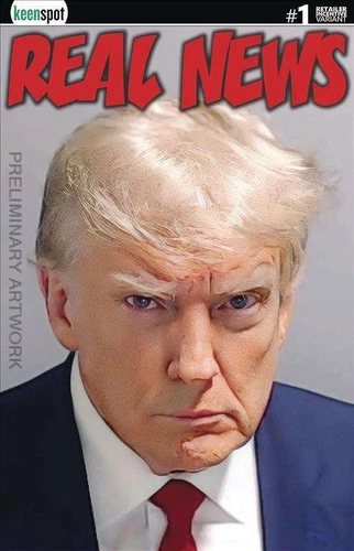 Biden's Titans Vs. Trump's Titans #1H VF/NM; Keenspot | Mugshot Photo Variant In