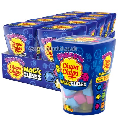 Chupa Chups Bubblegum Magic Cubes 10 x 86g Bottles | eBay
