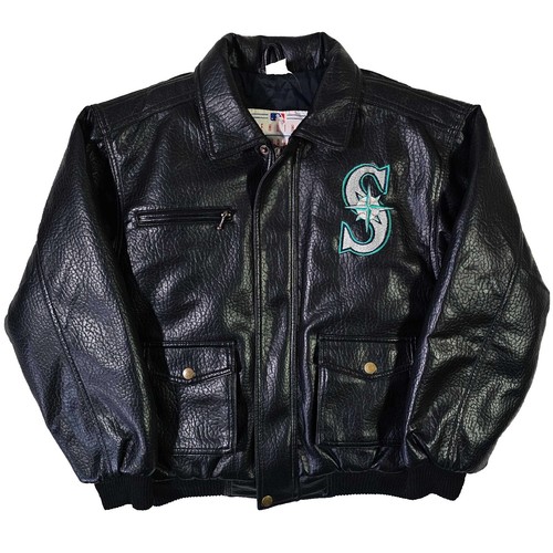 VTG Seattle Mariners Majestic Jacket XL 1/4 Zip Jacket Coat