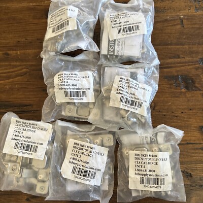 Lot Of 7-Overlay Self-Closing Cabinet Hinges 1-1/2 C9B275N (2 Per Pack-Total 14)