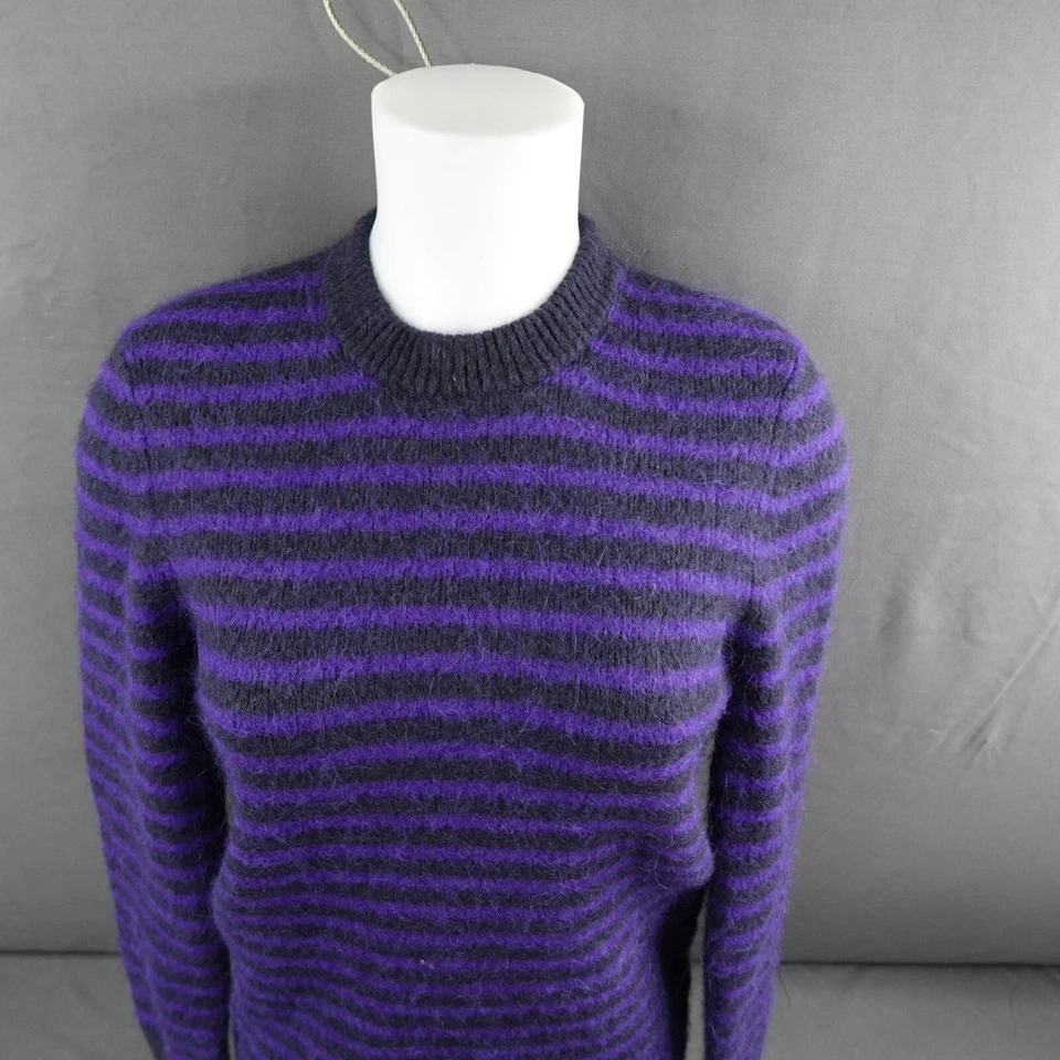 Suéter COS Mujer Pequeño Púrpura Lana Alpaca Preppy Academia Acogedor Indie Softgirl Foto 3 de 4