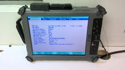 Xplore iX104C5 Intel core i7 4GB RAM No SSD 10.4" Touch screen Tablet