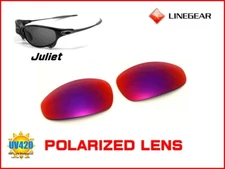 LINEGEAR UV420 Tanzanite - Polarized Lens for Oakley Juliet [JU-TN-POLA]