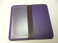 North Star Purple Leather Standard Checkbook Cover-first Quality-made In Usa-132 North Star Purple Leather Standard Checkbook Cover-first Quality-made In Usa-132